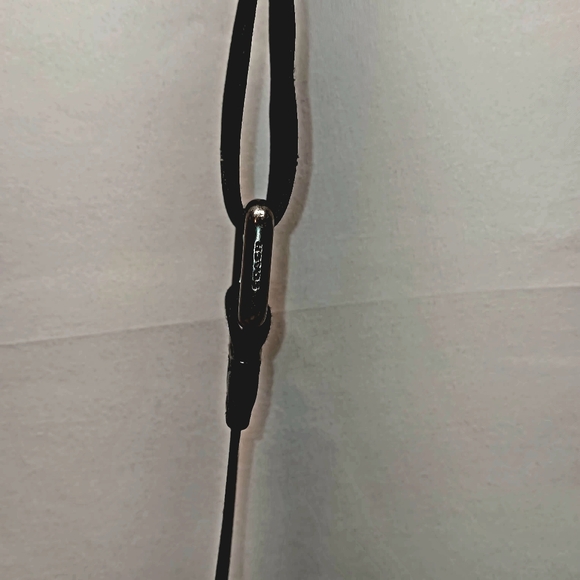 Coach F73338 Houston Flight Bag Black Embossed Signature Leather GUC - Picture 6 of 16